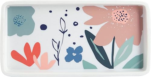 Miniatura 8 de Allure Home Creation Summer Flower - Juego de accesorios de baño de resina de 4 piezas