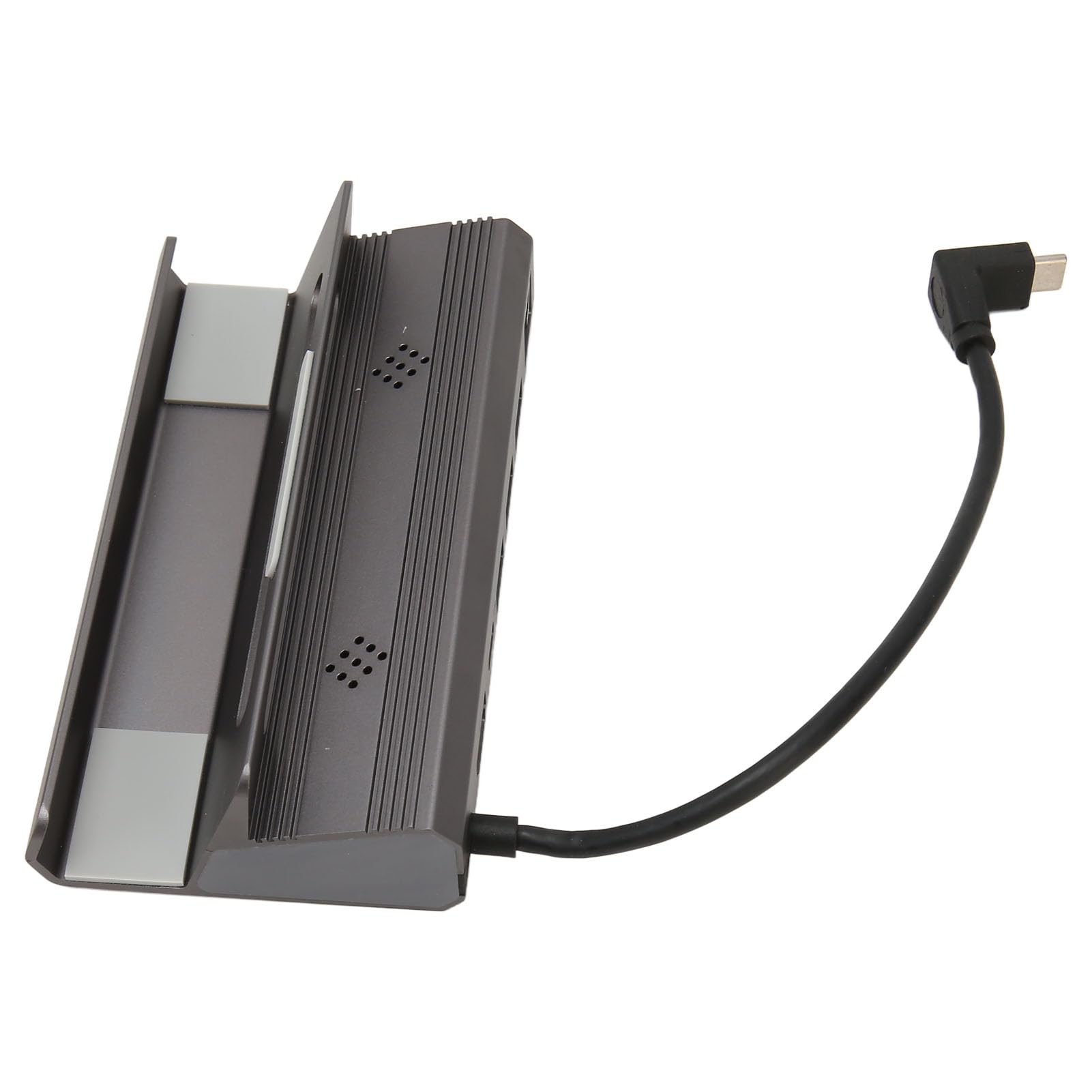 Generic Docking Station Steam Deck 6 in 1 con Porte USB 3.0 e 4K per Giocare su Grande Schermo Grigio Alluminio