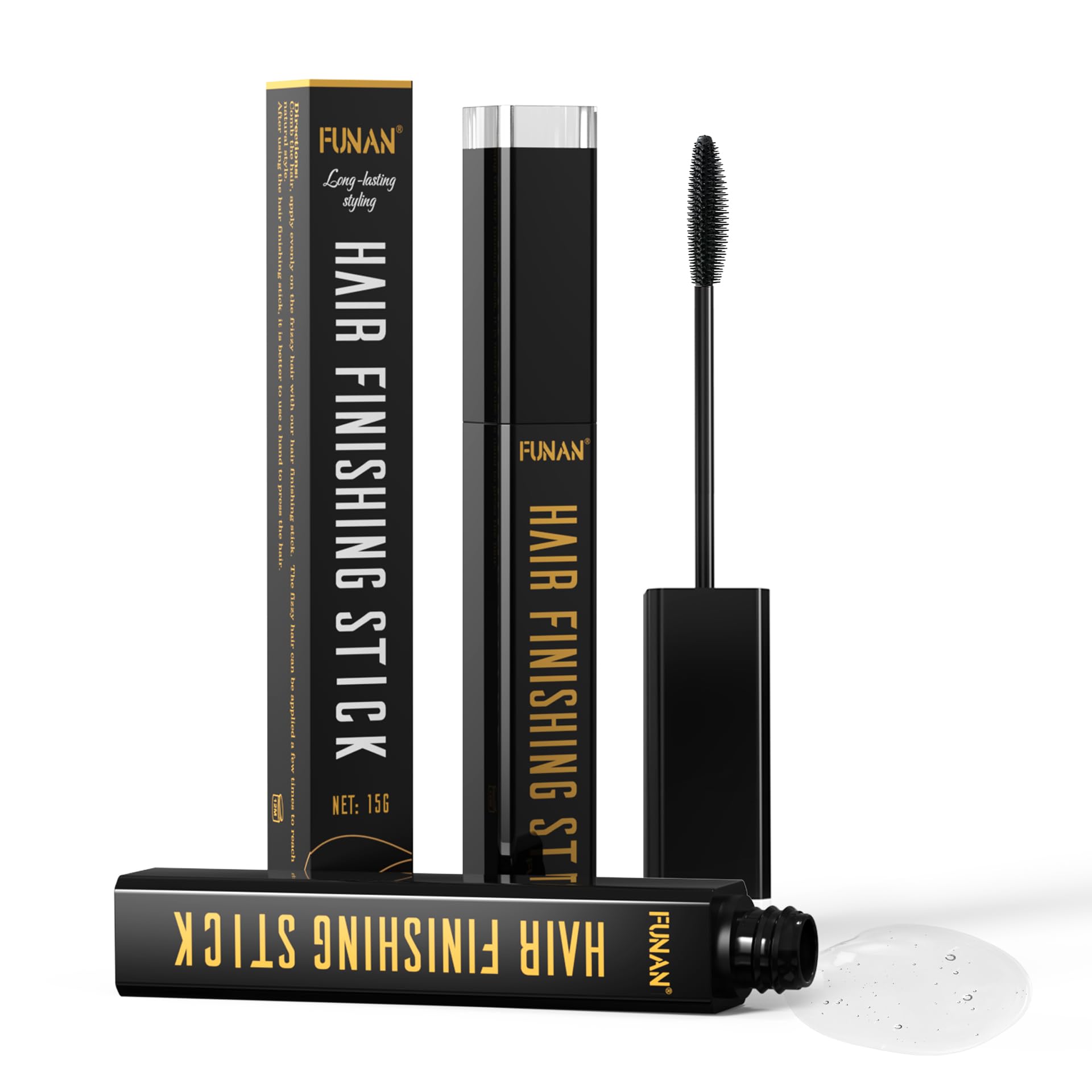 Hair Finishing Stick 2 pack, Hair Finishing for Flyaway Hair Stray hair smoothed and put in place, No harm to hair