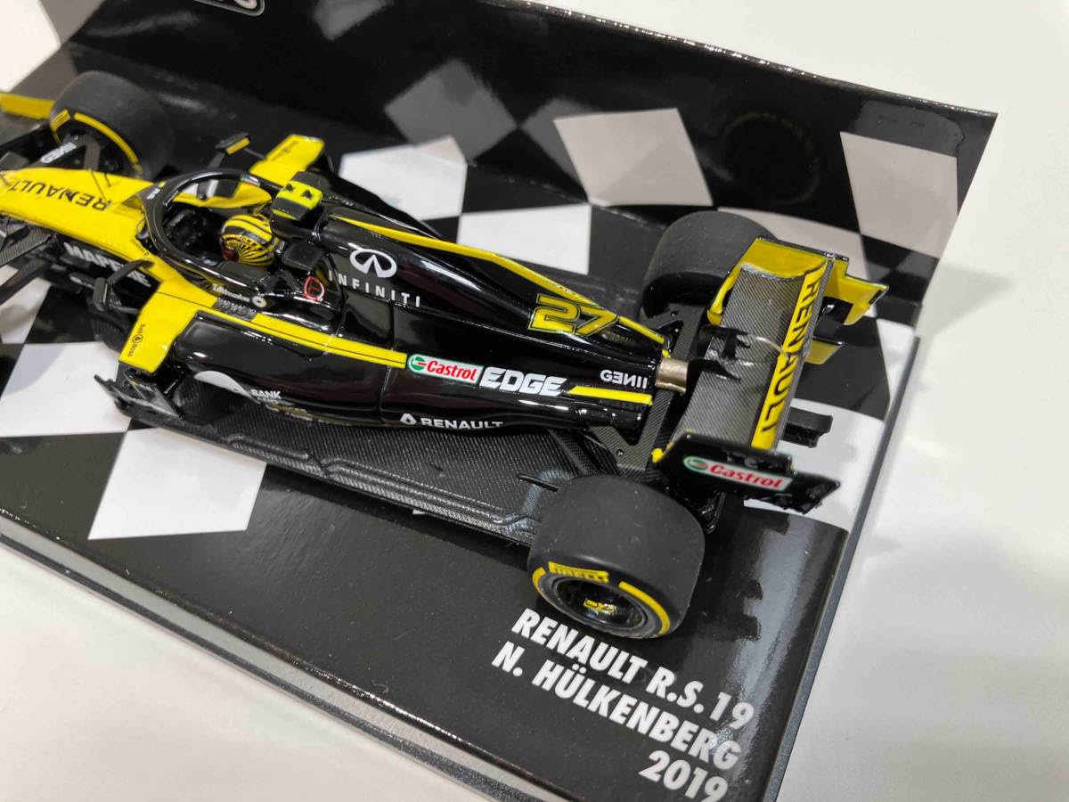 ミニチャンプス1/43Ｆ１　2018年ルノー　ニコ・ヒュルケンベルグ Amazon | MINICHAMPS 1/43 Renault R.S.18 RS18 F1 2018#27 N