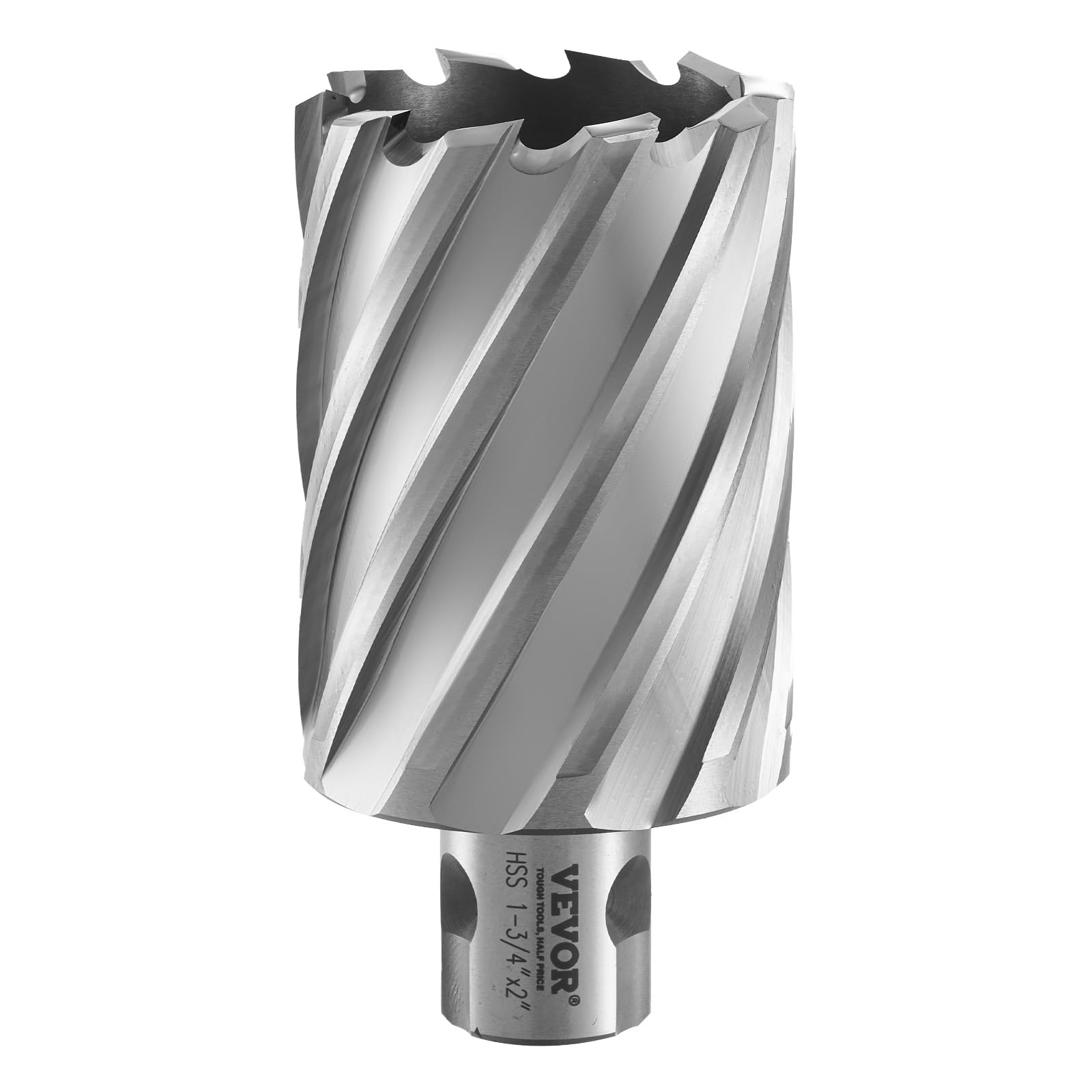 VEVOR Asortyment frezów rdzeniowych 6 szt. frezów pierścieniowych uniwersalne łączniki średnica 25-50,8 mm, głębokość wiercenia 50,8 mm, stal szybkotnąca HSS, akcesoria do wiertarek magnetycznych do