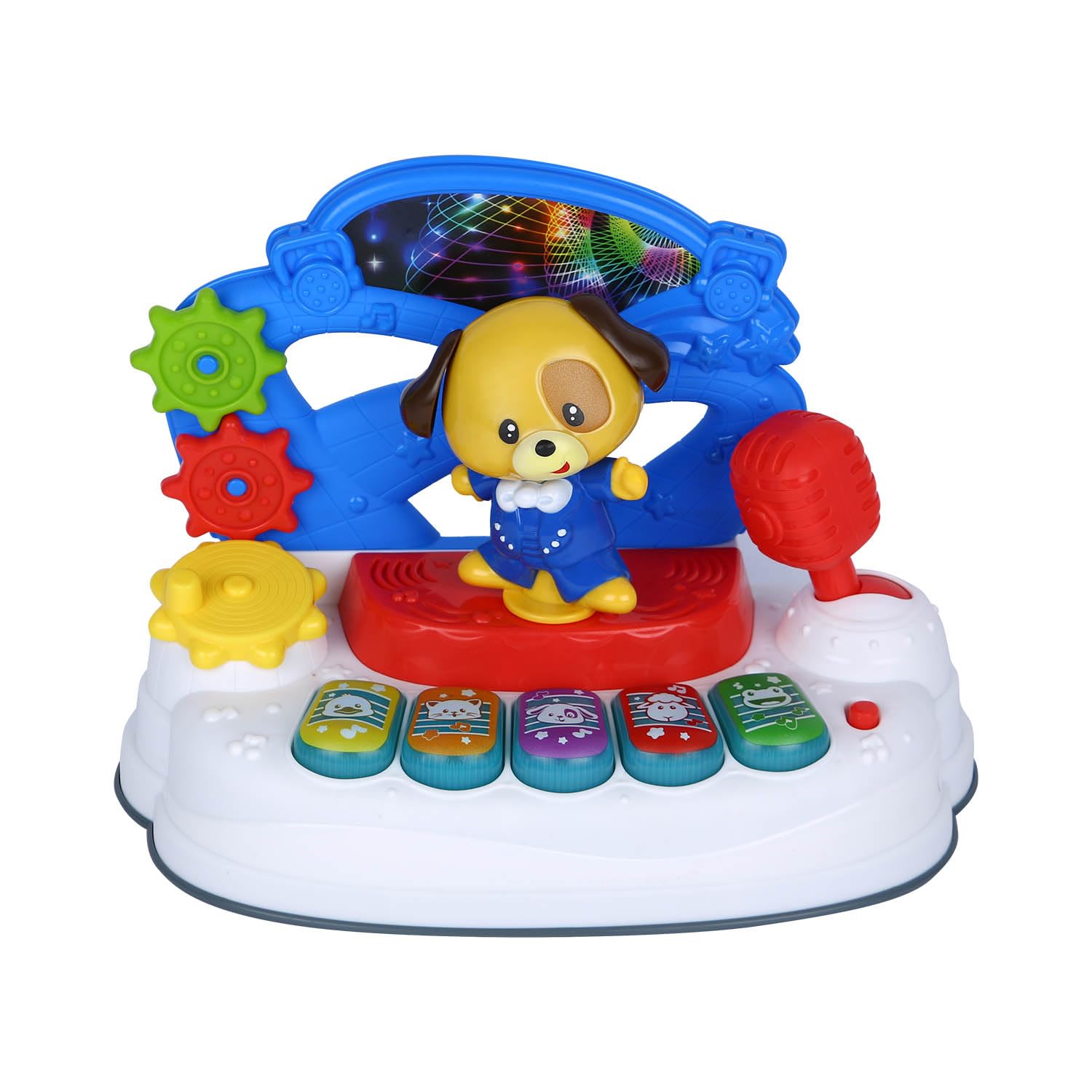 Winfun Dancing Pup Star Piano | Interactive Puppy with Light & Animal Sounds | Educational Musical Toy for Skill Development | Toy for Boys & Girls | Perfect Gift for Kids Age 12M+-image-38