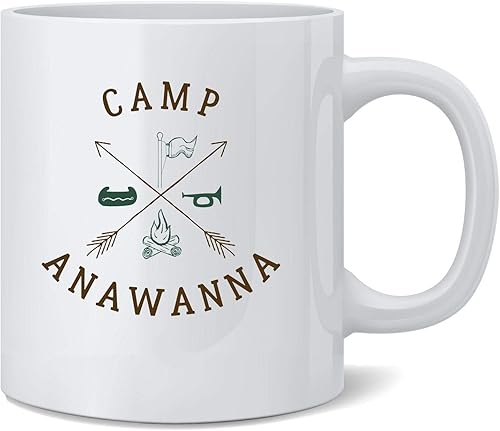 Póster Foundry Camp Anawanna Retro 90s TV cerámica taza de té taza de té divertido regalo novedad 12 oz