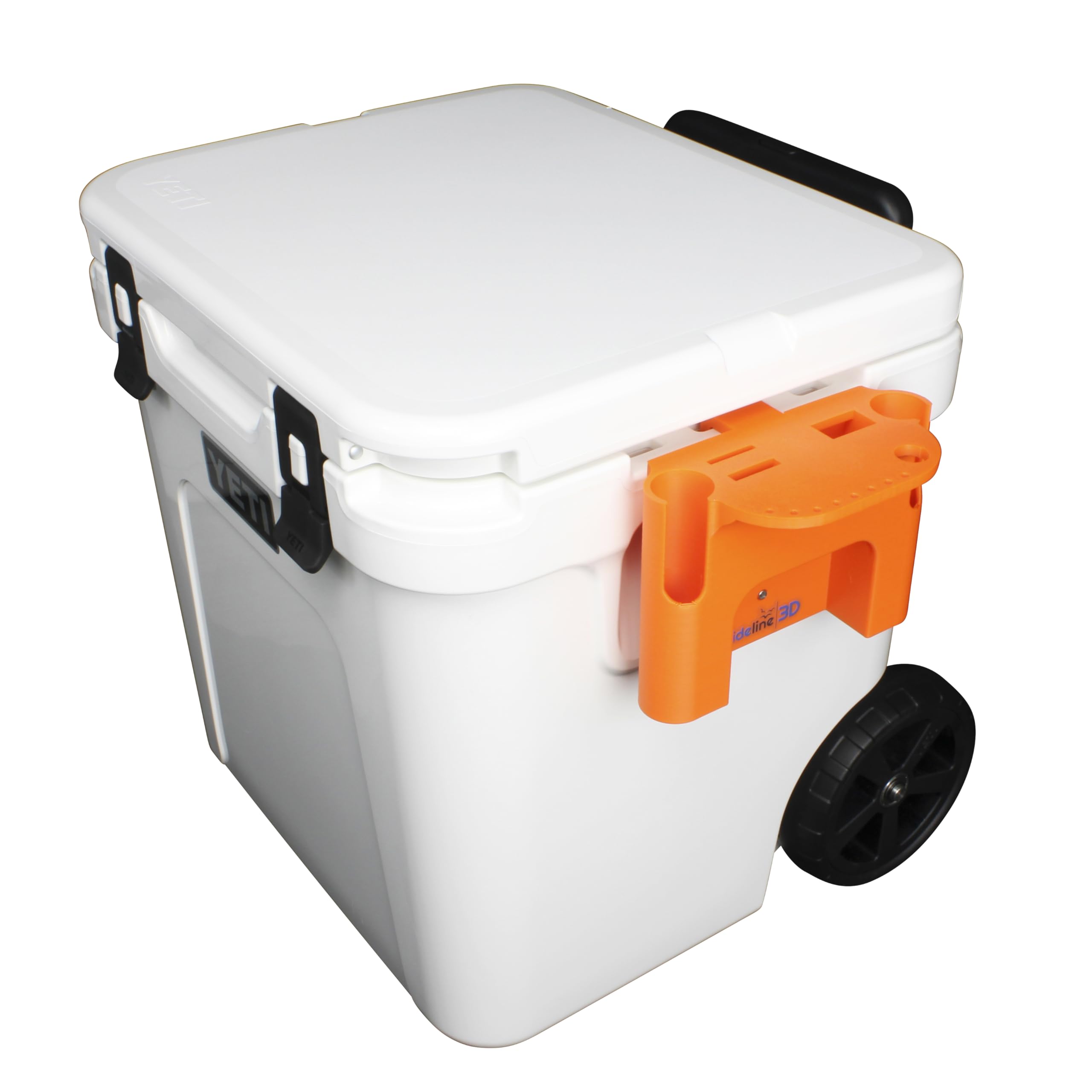 Tideline3D Fishing Rod Holder Compatible with YETI Roadie Wheeled Coolers
