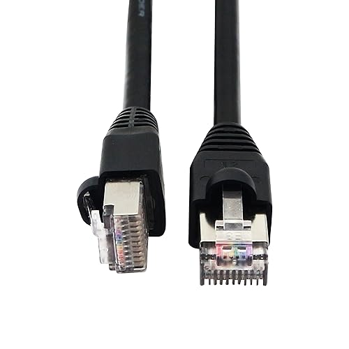 QIANRENON RJ50 10P10C Cat 5E 26AWG Cable macho a macho modular de cristal enchufe con conectores de blindaje para impresión láser Equipo de control disponible en Yaxa Peru