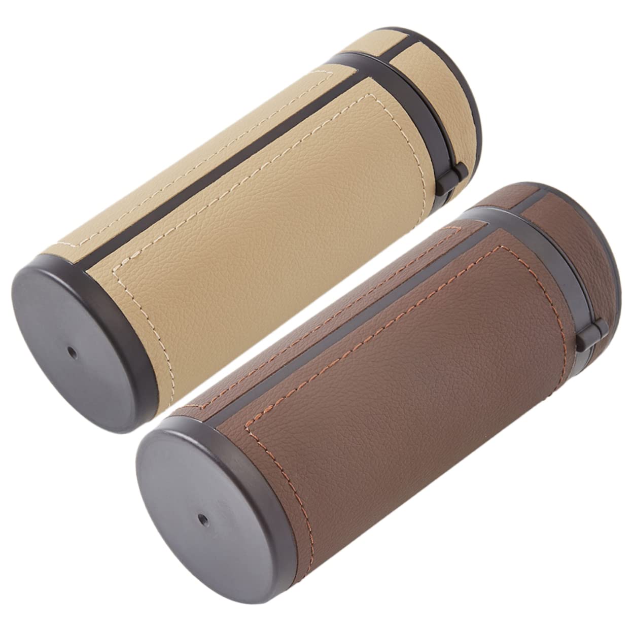 Cabilock Multipurpose Car Tissue Box Desk Tissue Storage Decorative Dispenser Brown