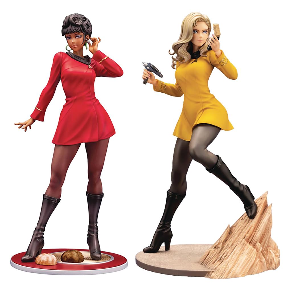 Zhongkaihua Command Officer Figure 22CM PVC Standing Model Statue Anime Figurines Nyota Uhura Action Figure Collectable Decorations Gifts