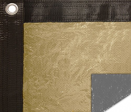 Buffalo Blizzard Supreme Plus Winter Cover For 18-Foot-By-40-Foot Rectangle In-Ground Swimming Pools | Tan/Silver Reversible | All Covers Include 5-Feet Of Overlap To Measure 23-Foot-By-45-Foot #TOP2