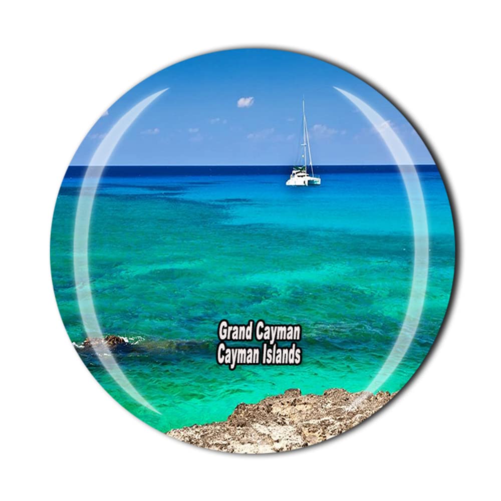 Muyu Magnet Grand Cayman Cayman Islands Fridge Magnet Travel Souvenir Gift Refrigerator Magnetic Sticker Collection