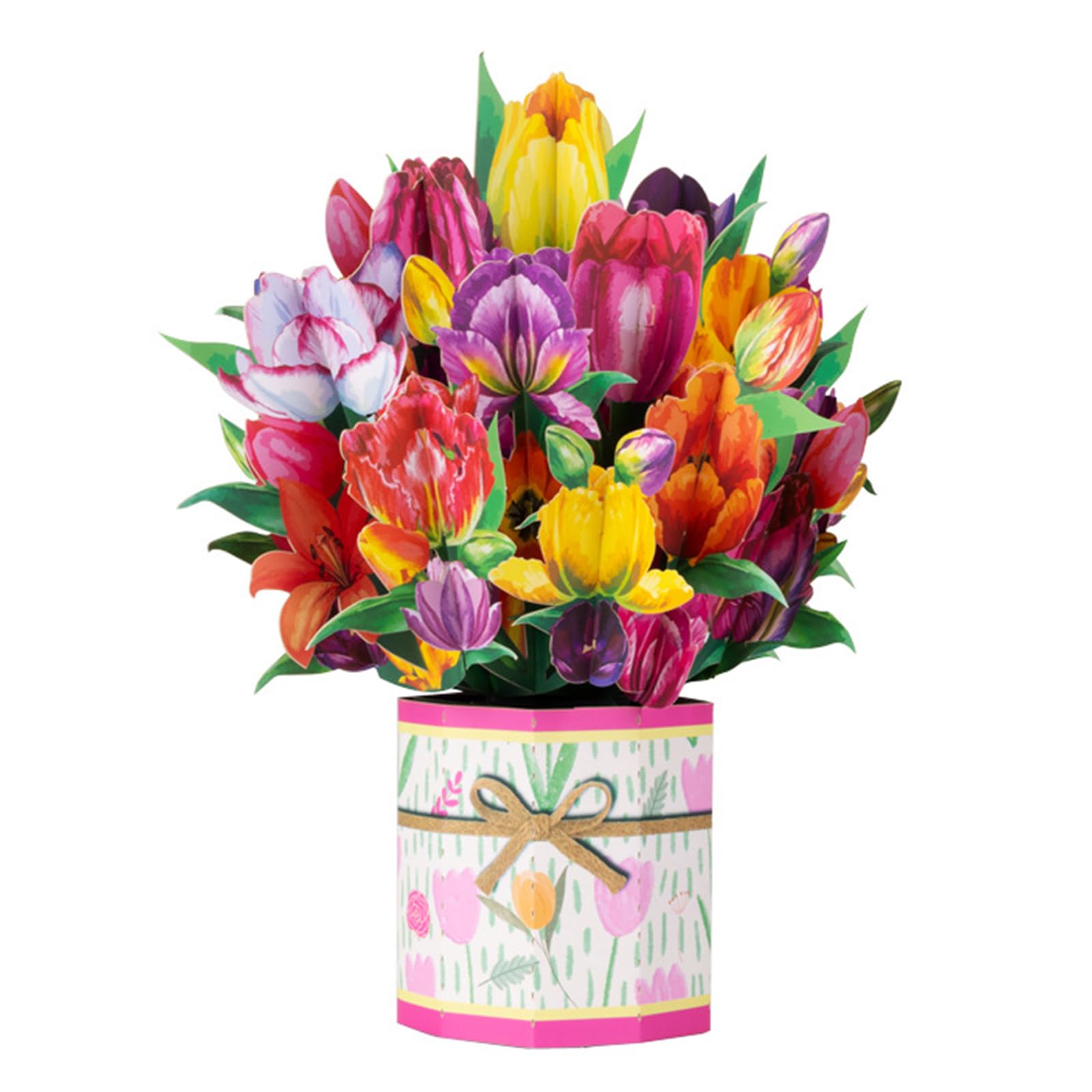 Tsophreniq 3D Flower Greetings Cards Unique Festival Gift 3D Blessing Card Holiday Greetings Card with Envelope Gift Cards Celebration