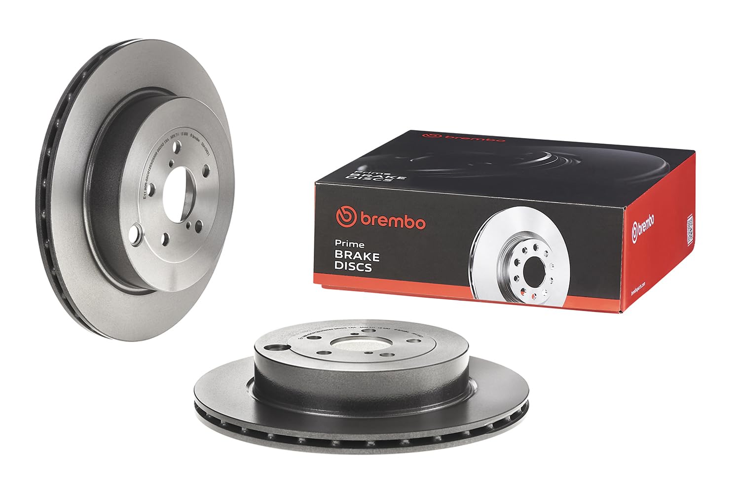 Amazon.com: Brembo 09.A198.21 UV Coated Pillar Vented Rear