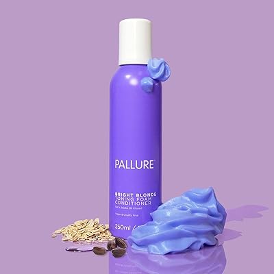 Pallure Bright Blonde Hair Toning Foam Conditioner, 250 ml