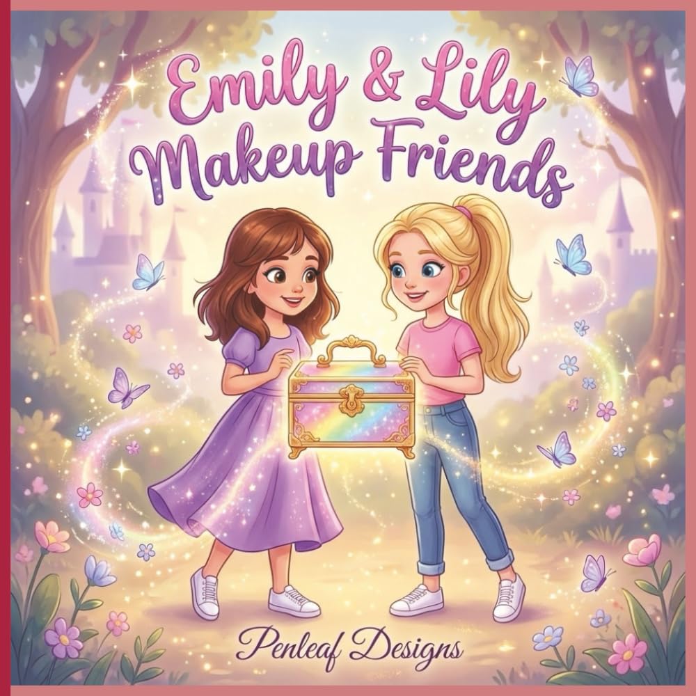 A STORY BOOK OF "EMILY & LILY MAKEUP FRIENDSHIP" AGES 4-8 Emily & Lily and the Magical Makeup Chest -31 pages story is a heartwarming children’s story about friendship, confidence