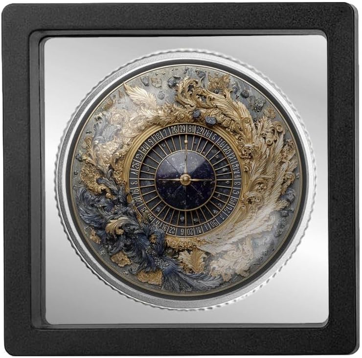 Compass Design Sobriety Coin | Personalized AA NA Recovery Token | Custom Name Sobriety Date | Gold or Silver | Sobriety Chip Gift (Silver)