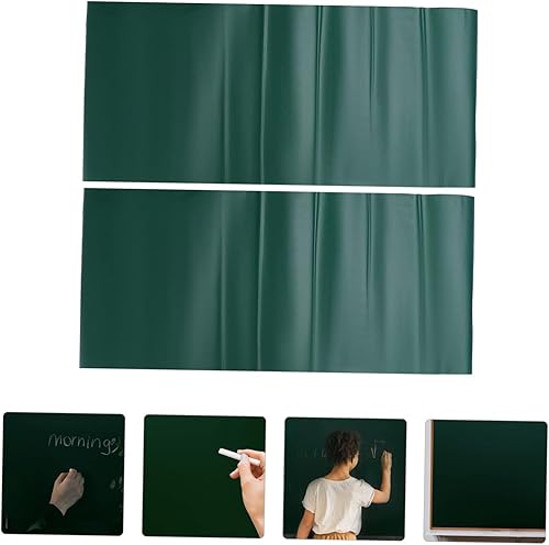 Miniatura 5 de Papel tapiz de pared de pizarra de PVC, 2 piezas, papel tapiz de grafiti, papel tapiz de pizarra blanca para papel tapiz de dibujo de oficina, papel