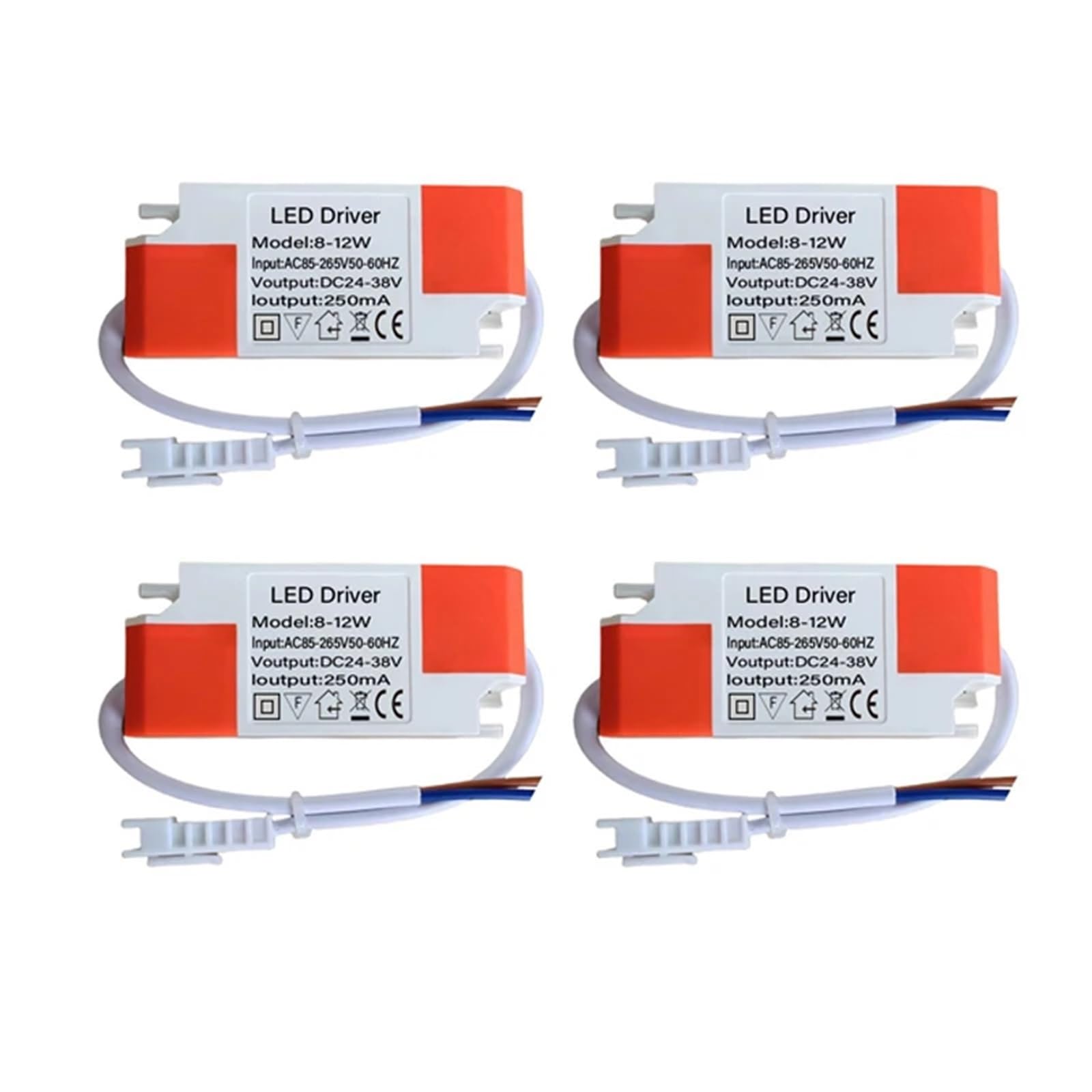 Driver LED AC85-265V 1-3W 4-7W 8-12W 12-18W 18-24W 24-36W Adaptateur d'alimentation à courant constant pour panneau lumineux
