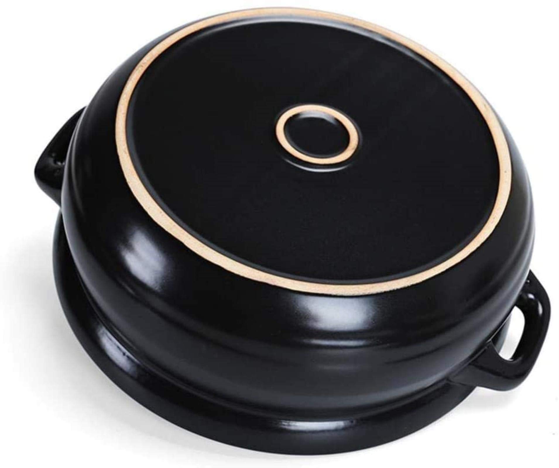 Olla de Barro, Olla de cerámica, Olla de Barro para cocinar - Resistente al frío y Robusta, Almacenamiento de energía, Capacidad de 5300 ml.,-Capacity 5300ML