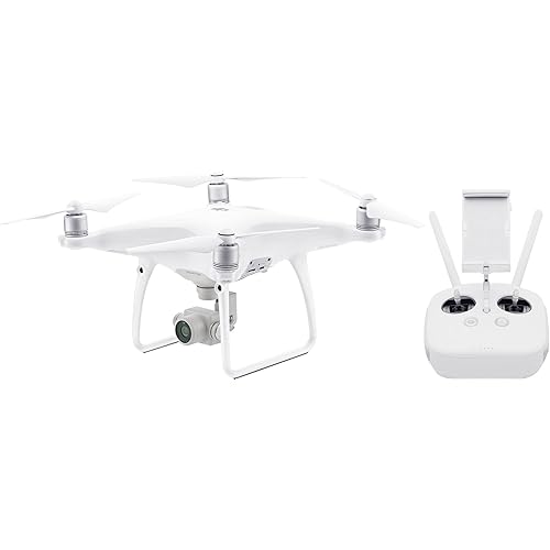 DJI Phantom 4 Advanced Drone (Version UE) |Drone Quadricoptère avec Caméra | Offre 30-Min de Vol | Caméra 4K | Photos & Vidéos HD | 5 Capteurs Optiques