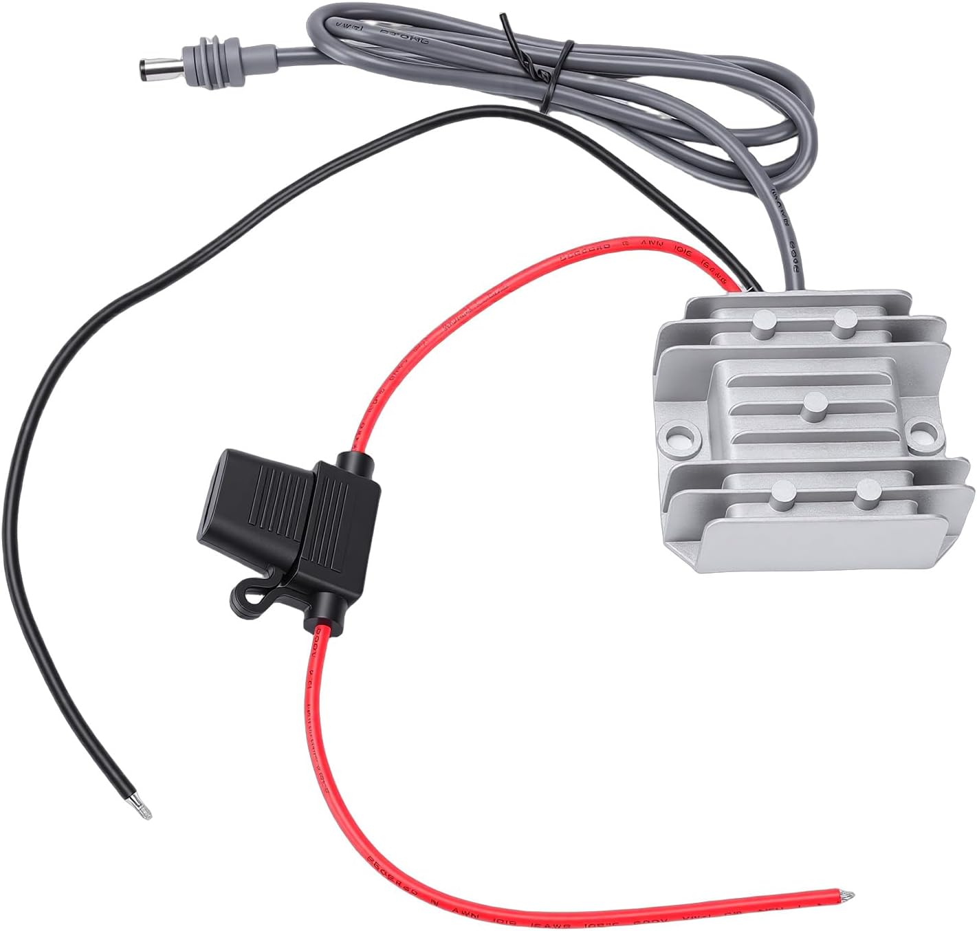 Hyuduo DC Step Up Converter 12V 24V to 30V 3.5A Power Supply Adapter with IP68 Aluminum Alloy Case for Outdoor Car RV Boat Mini Router