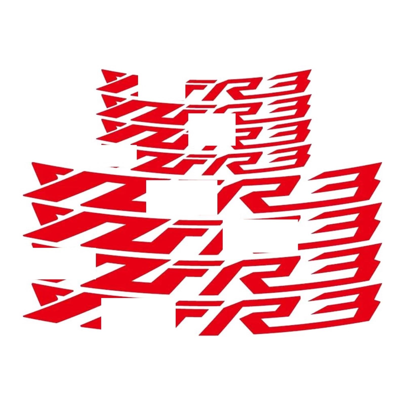 Applique for for YZF-R3 for YZF R3 for YZFR3 Motorcycle Reflective Sticker Inside of Hub Decals Rim Stripe Tape Waterproof(A1)