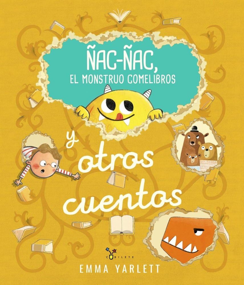 Ñac-ñac, el monstruo comelibros y otros cuentos: Con solapas, minilibros dentro del libro y divertidas sorpresas (Castellano - A PARTIR DE 3 AÑOS - ÁLBUMES - Cubilete)