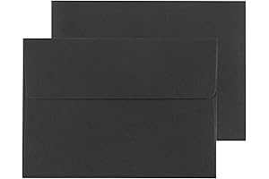 100 pcs 4x6 Envelopes for Invitations Cards-Black