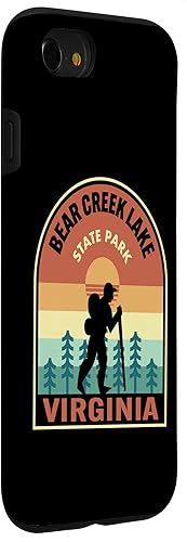 Miniatura 3 de iPhone SE (2020)  7  8 Bear Creek Lake State Park Virginia Retro Hiking Case