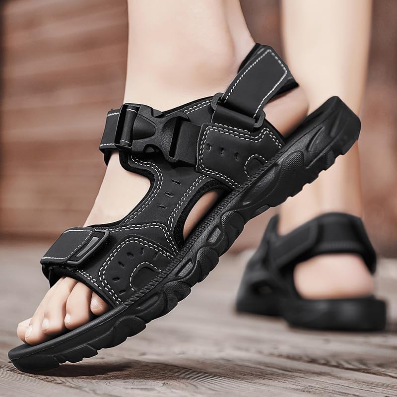 Men's sandals, comfortable, lightweight and breathable, suitable for casual outdoor activities and sandy beaches.2