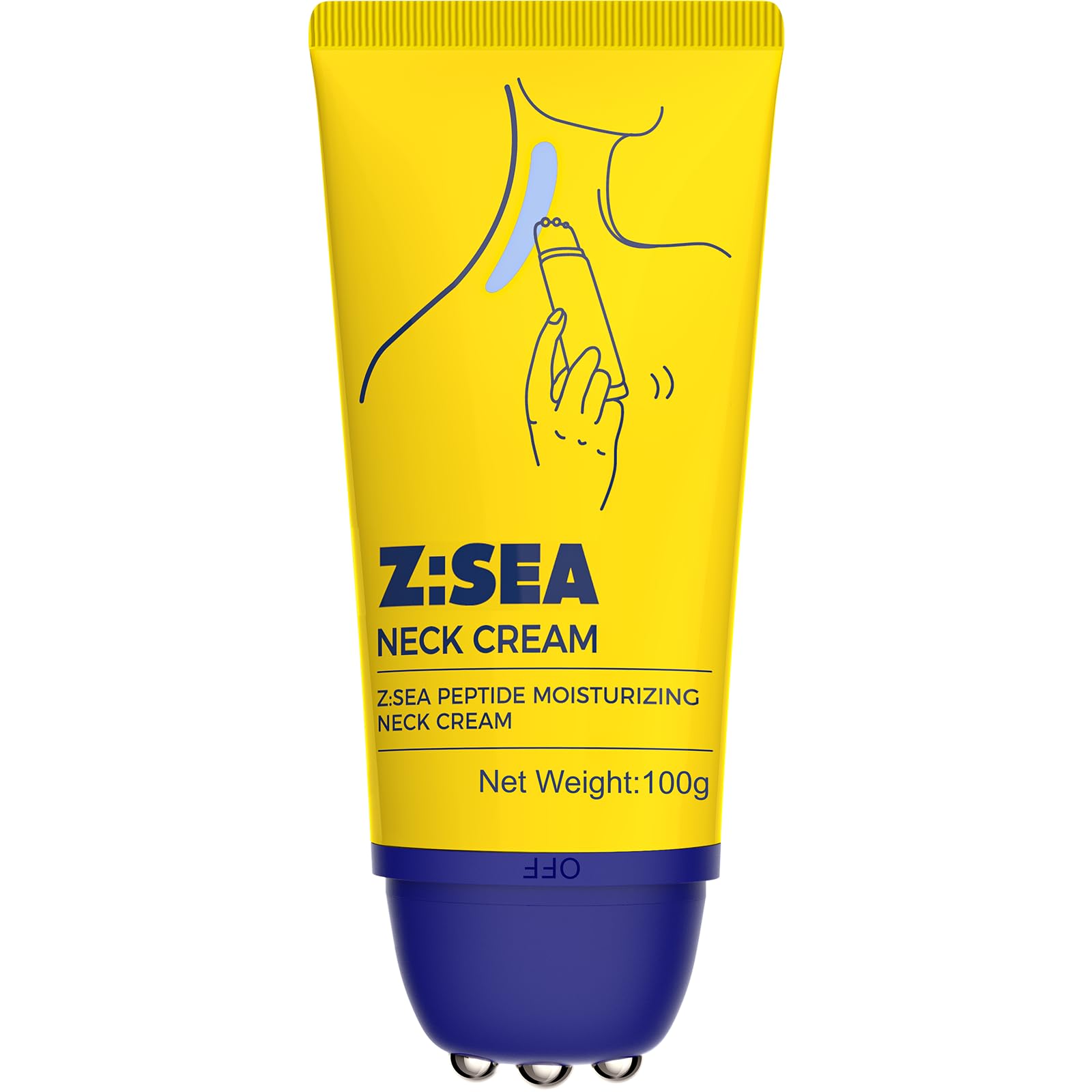 Amazon.com: Z:SEA Neck Firming Cream with Roller, Tightening and