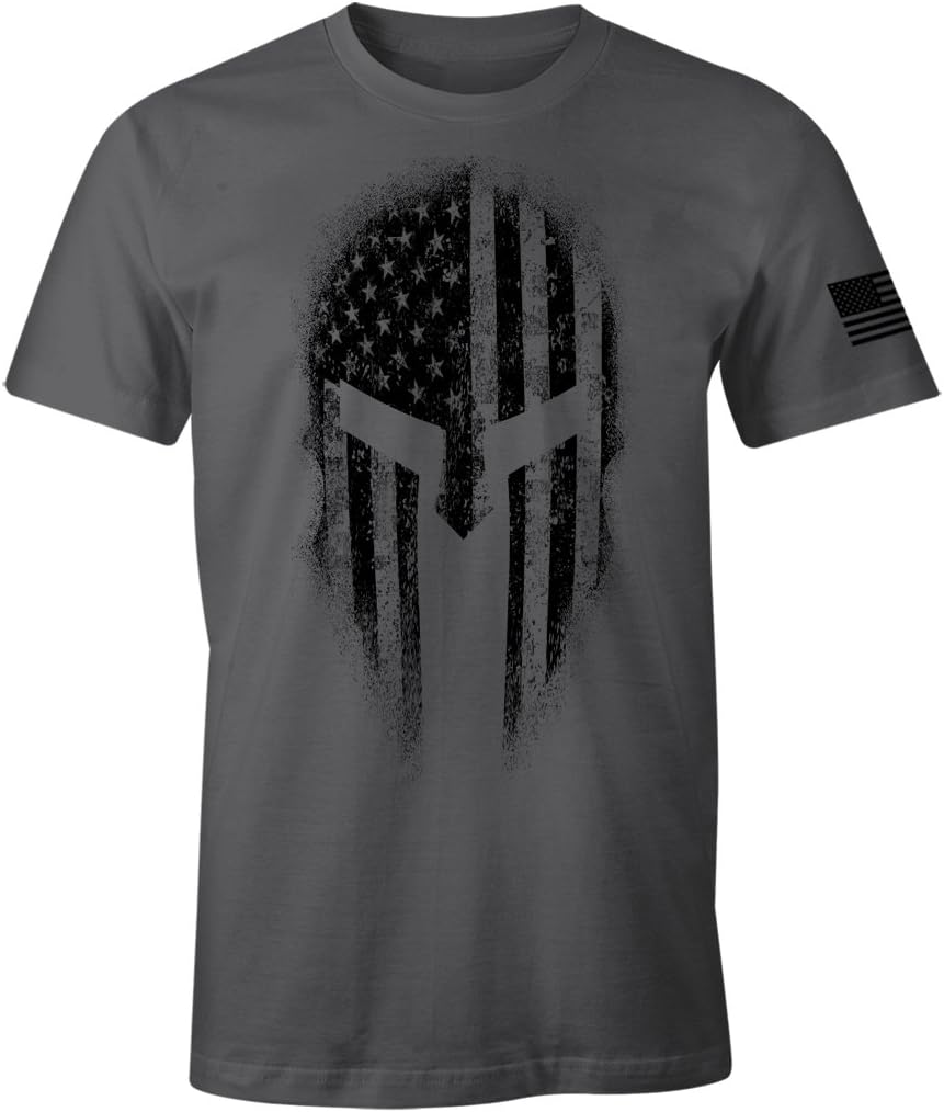 USA American Spartan Patriotic Men's T-Shirt