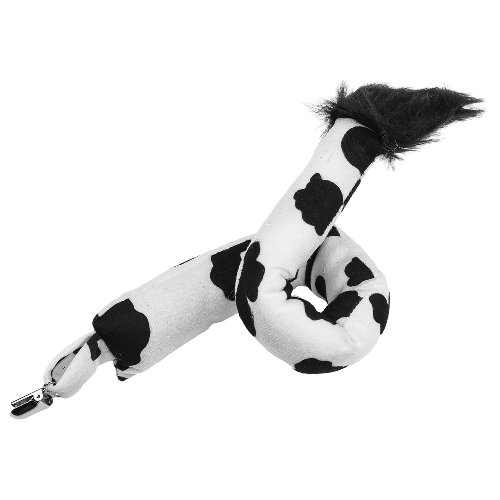 Bohue Animal Plush Tail Costume Accessories - Tiger, Leopard, Cow Dress Up Props for Halloween Cosplay Party (Cow)