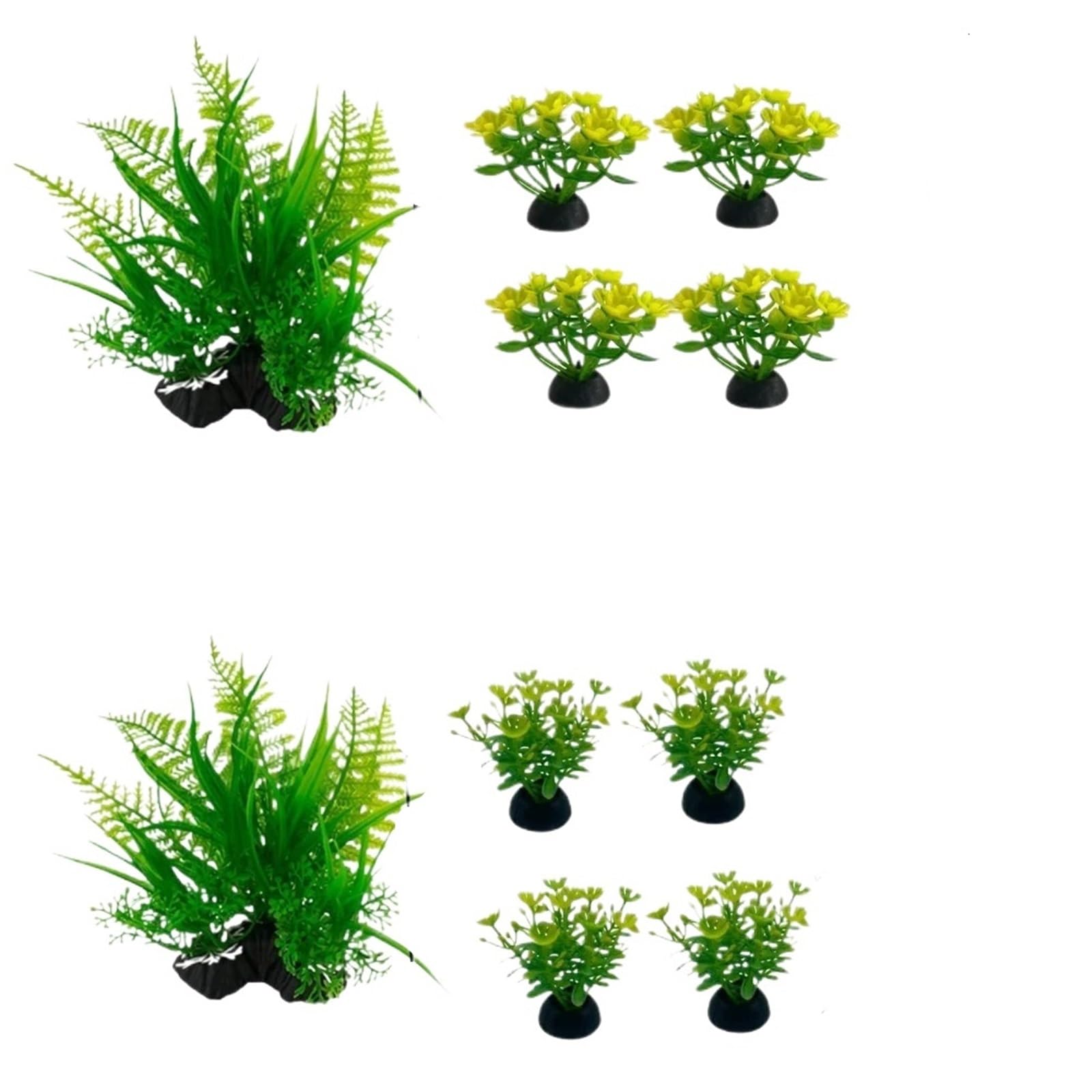 UULIMAXONT Simulated aquarium plants, Artificial Aquarium s ABS Water Grass Ornaments Multicolor