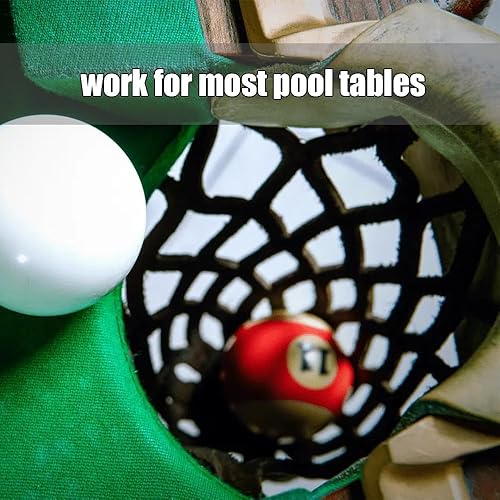 Miniatura 4 de Juego de 6 bolsillos para mesa de billar, accesorios de nailon para mesa de billar, accesorios de nailon para billar, accesorios para billar,