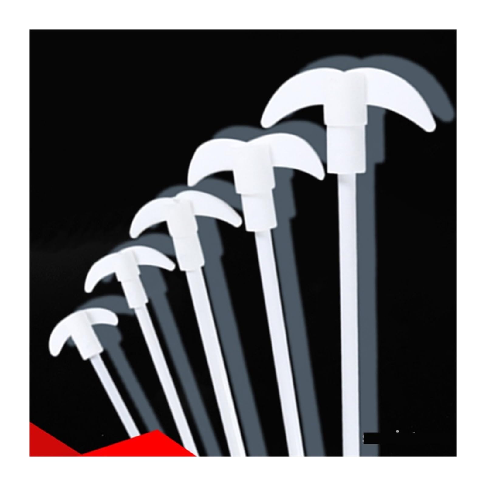 PTFE-Rührwelle-Rührstab Labor-PTFE-Rührpaddelrührer, Agitierende Aalve-Klinge, säure- und alkalibeständig, Mondkreuzplatte, Typ F4, Mischstab, Durchmesser 8 mm(65mm-8mm-250mm)