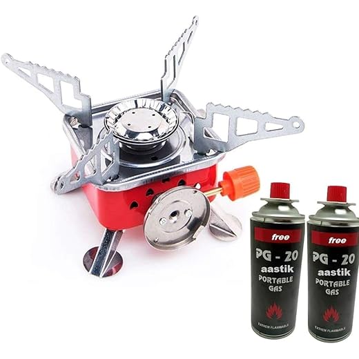 Camping Stove Butane Burner Portable Folding