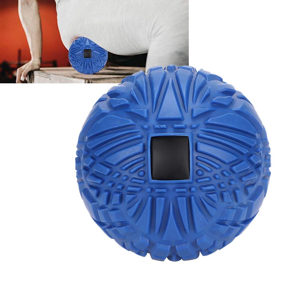 Bola de masaje corporal, herramienta física para relajar los músculos miofasciales (Azul)