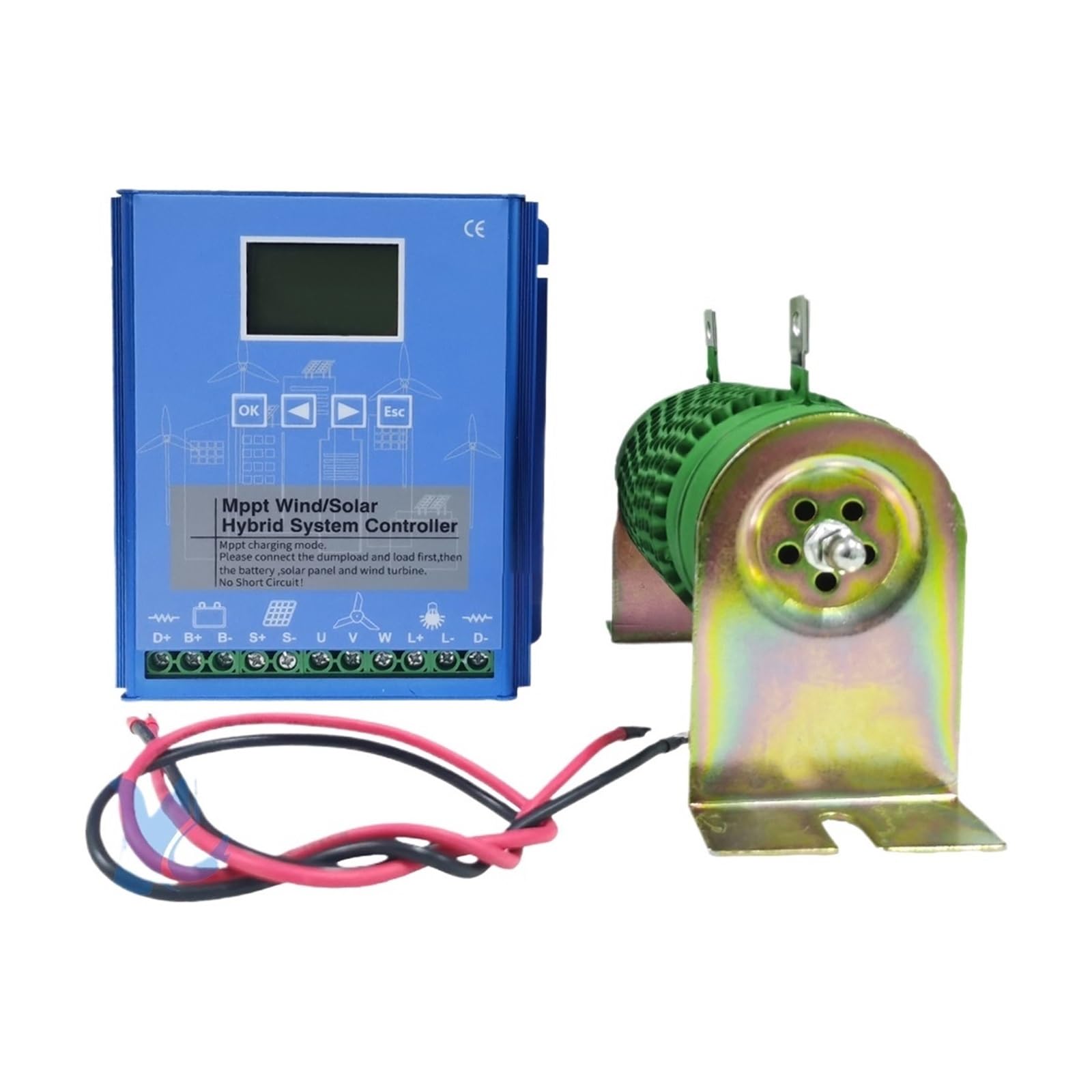 PVTLCYBI MPPT Wind Solar Hybrid Charge Controller 3KW 5KW 10KW 15KW 20KW 12V 24V 48V Regulator(Wind 15KW Solar 6KW,No Bluetooth)
