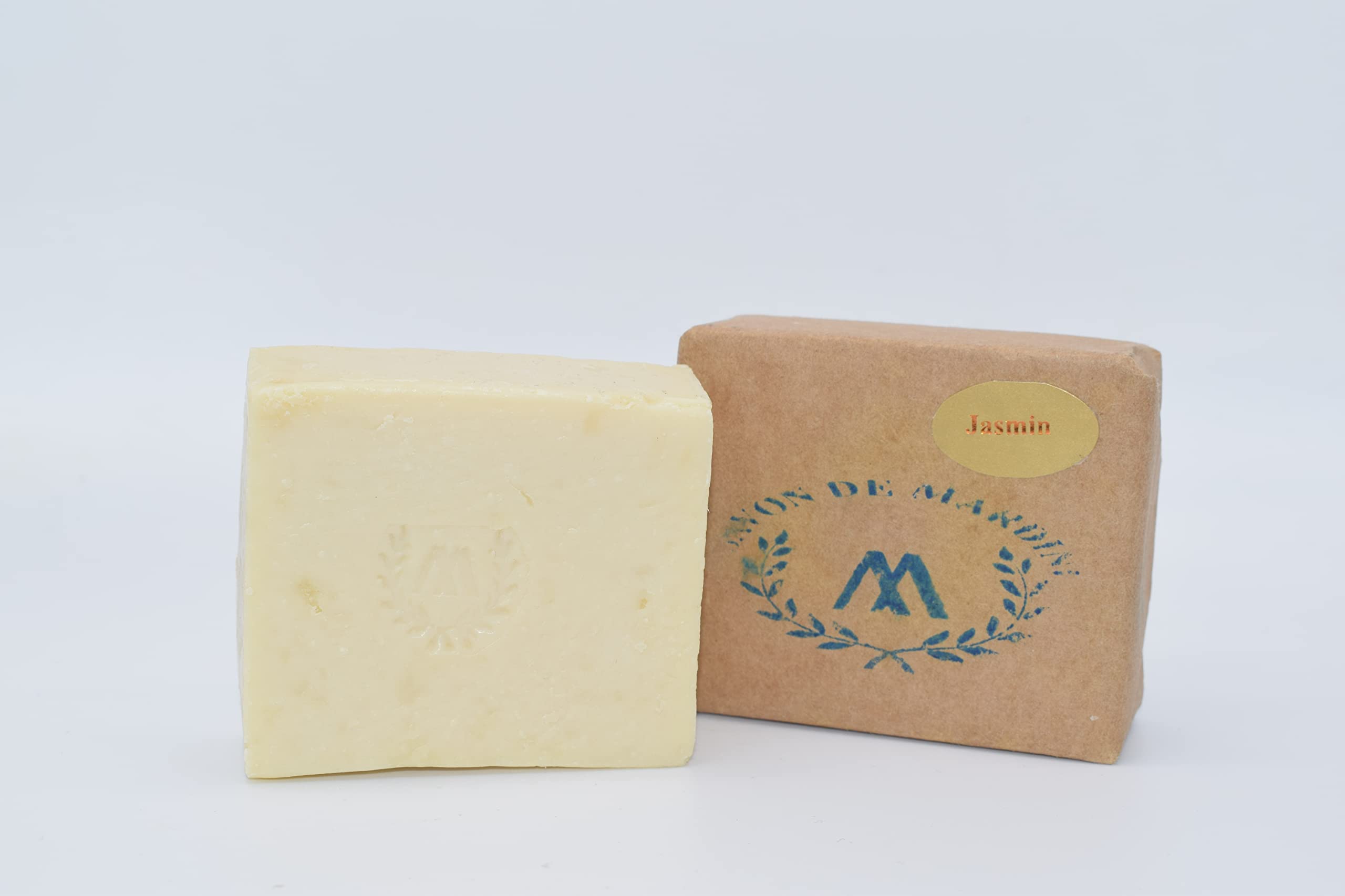Savon de Mardini / 100% olive oil soap / moisturising / hand boiling / jasmine fragrance / approx. 100 g