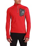 Salomon Men's Trail Runner Warm Long Sleeve Zip Tee