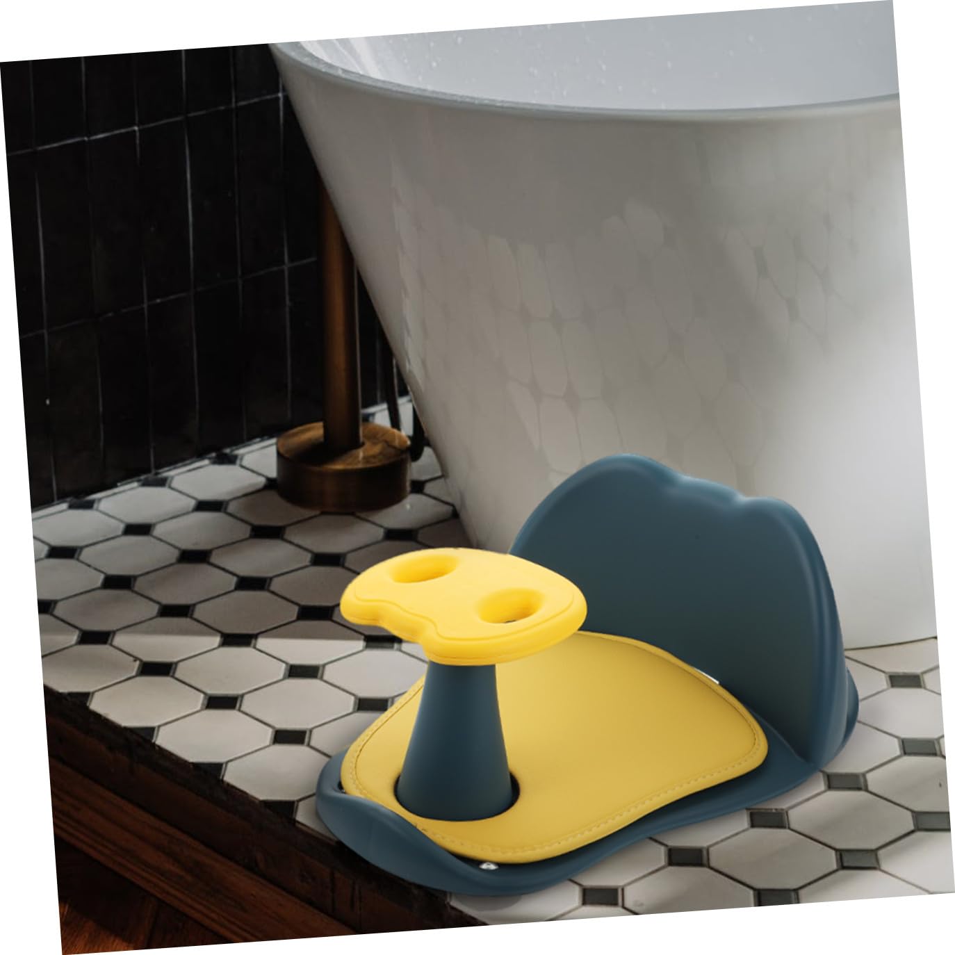 Asiento de Baño para Bebés Respaldo Alto y Diseño Lateral Abierto