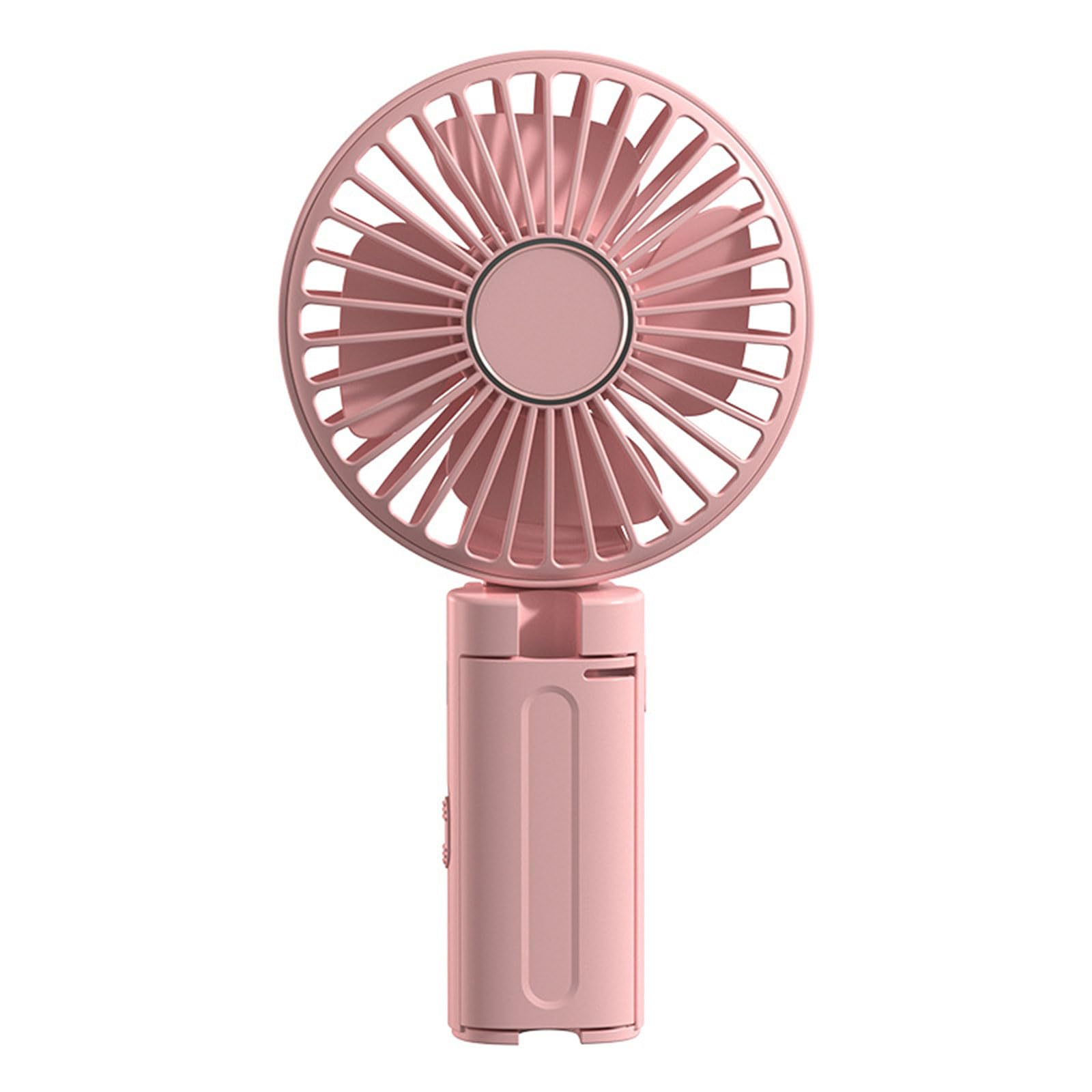 Pitadue Handheld Fan Foldable Clip Umbrellas USB Rechargeable 3 Speed Portable Desk Ventilador for Travel Foldable