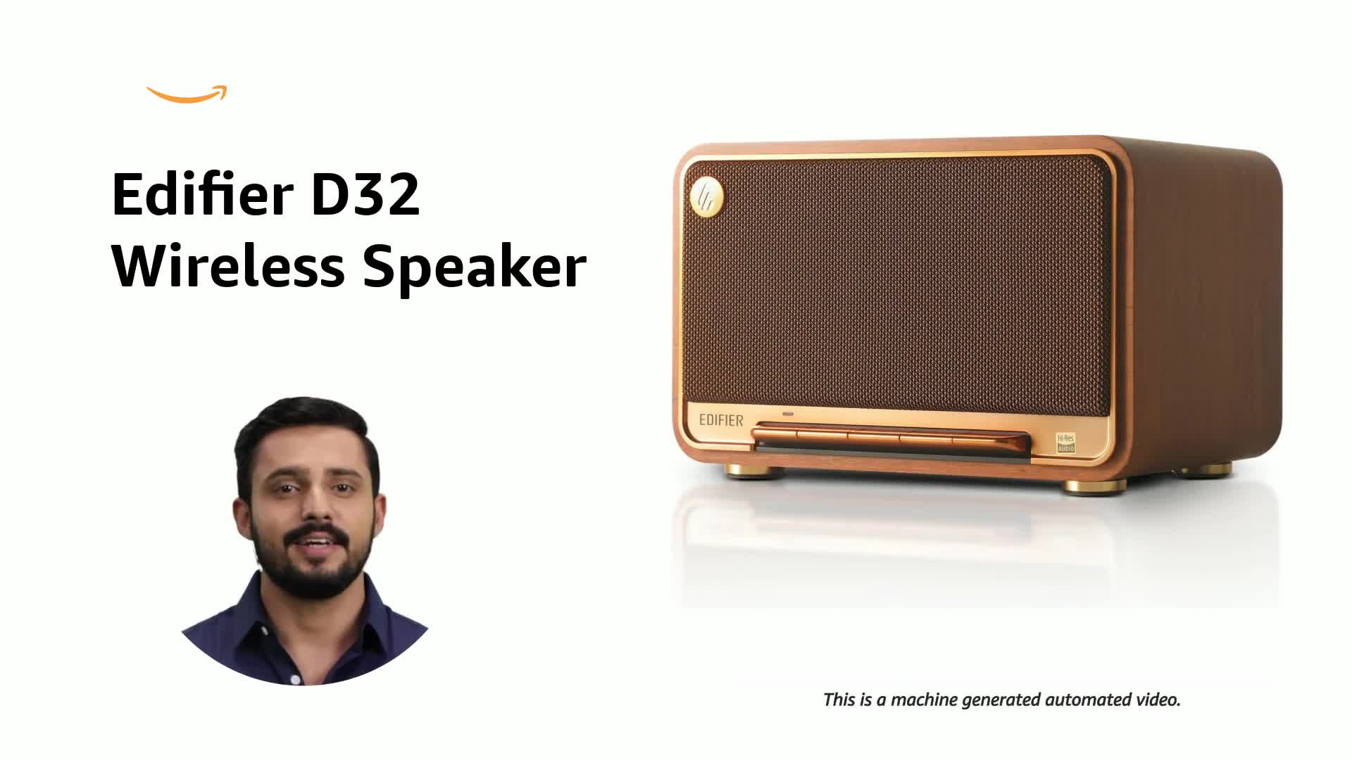 Edifier　エディファイヤD32 Edifier D32 Tabletop Wireless Speaker Full Digital Signal