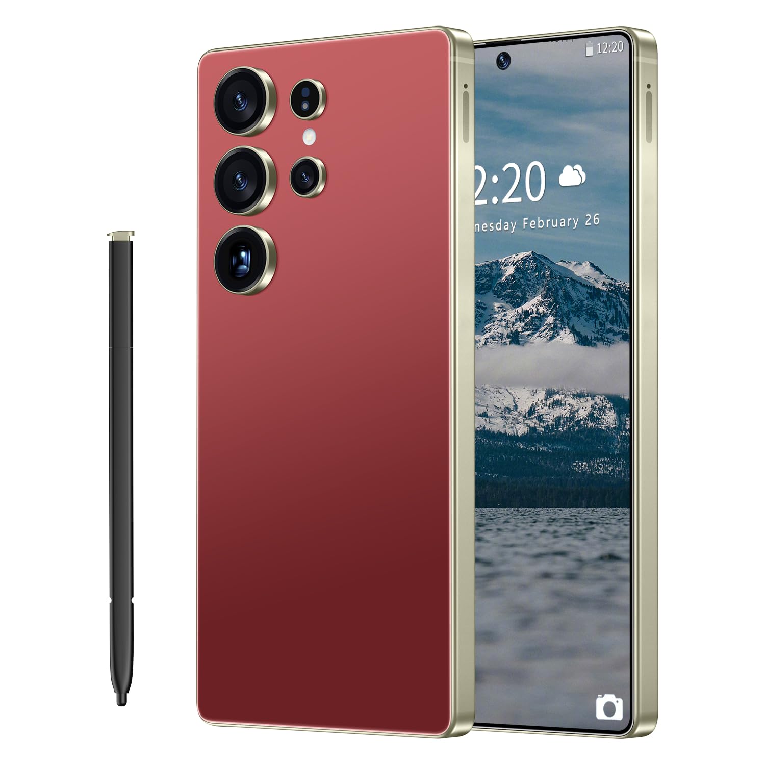 SZV I25 Ultra Unlocked Cell Phone,12+512GB 5G Unlocked Phone, Built in Pen Android 14 Battery 7000mAh 6.99" HD Screen Smartphone, Dual SIM/Face ID/