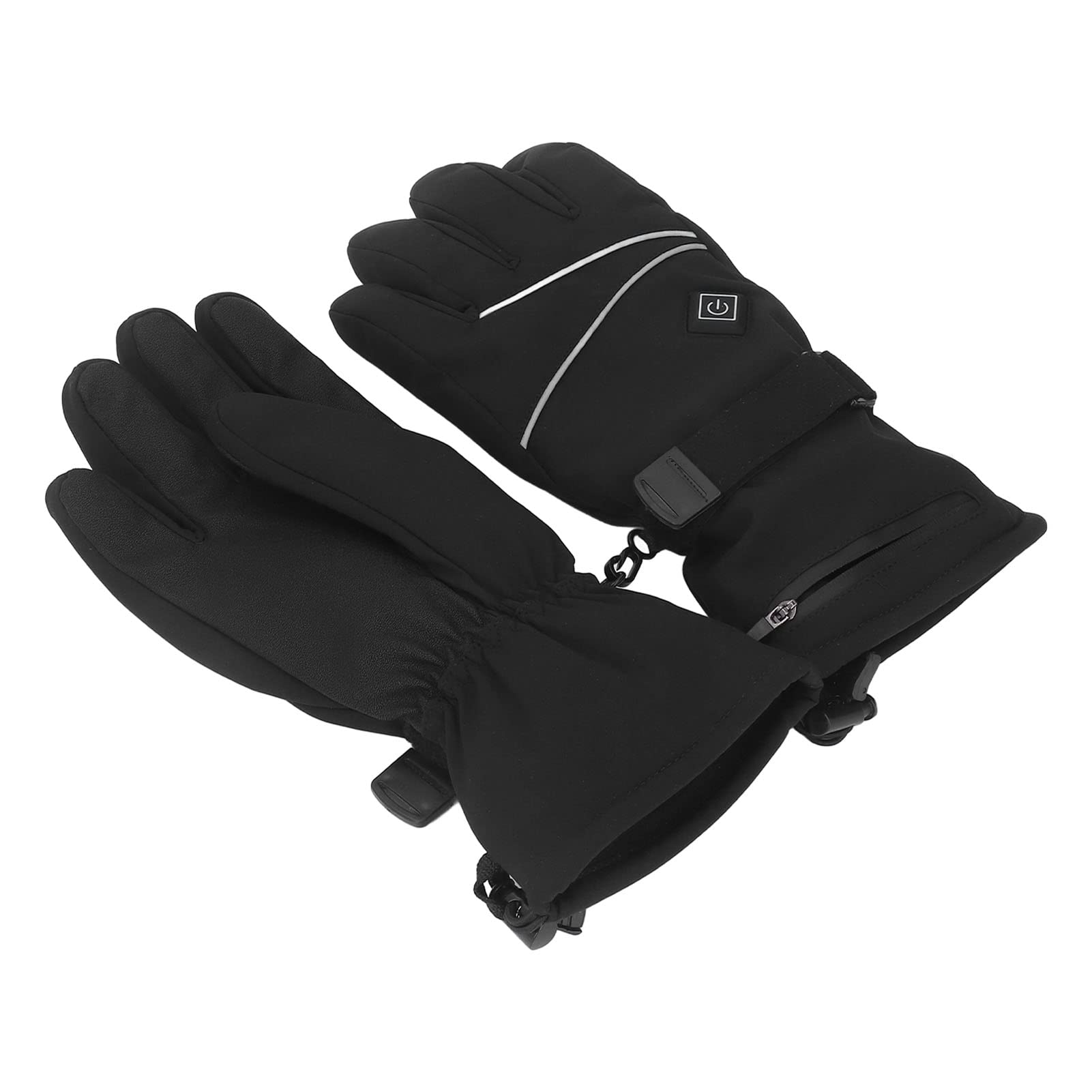 Ogrzewane rękawiczki dla mężczyzn i kobiet, ogrzewane rękawiczki do jazdy na nartach, snowboardzie, elektrycznie ogrzewane na baterie, z 3 stopniami ogrzewania, do jazdy na nartach, dla mężczyzn i