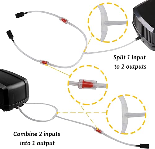 Miniatura 6 de Tubería de acuario, accesorios estándar para bomba de aire de acuario con tubo estándar de línea aérea 316, válvulas de retención, conectores,
