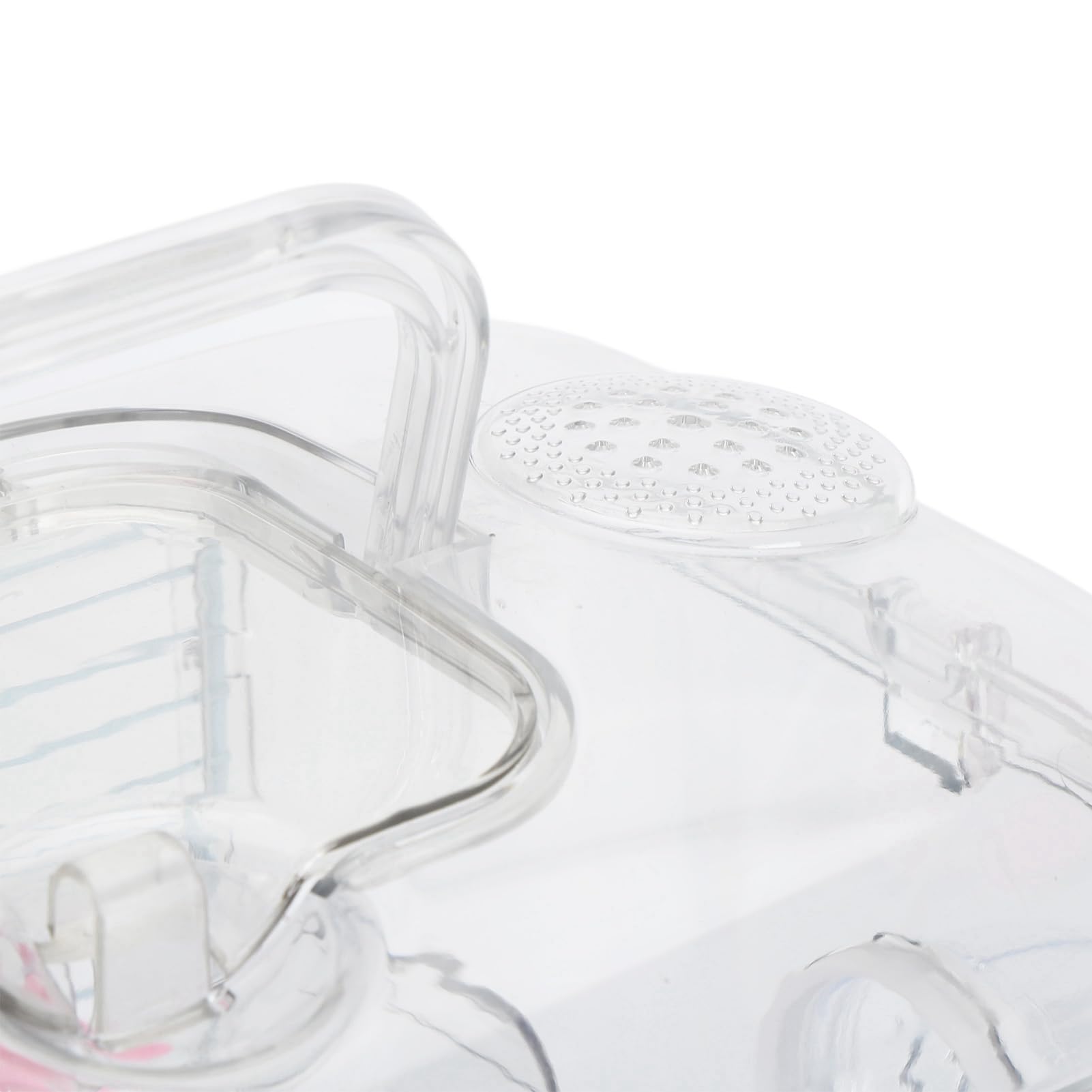Jaula para hámster de Doble Capa, Jaula Grande con Botella de Agua y Ruedas para Correr, Divertida casa interactiva para Animales pequeños, construcción de ABS y Alambre de Hierro