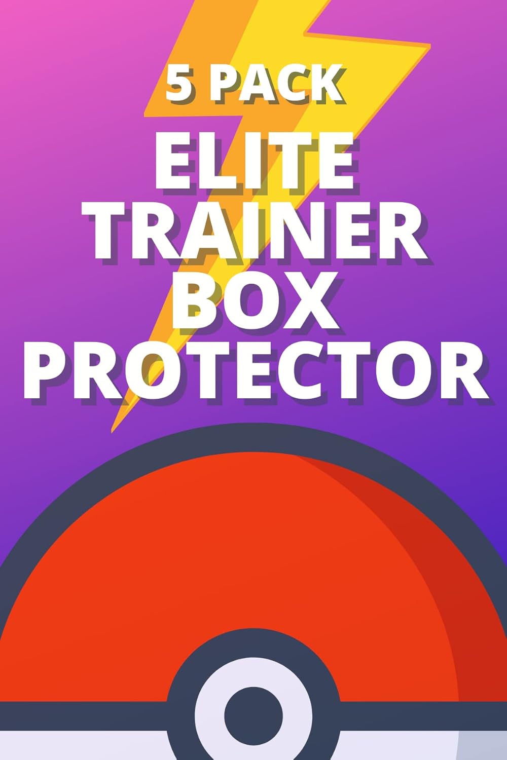 Fidelis Pokemon Case (Elite Trainer) Clear Plastic Display Box for ETB Elite Trainer Box, Convenient, Stackable Storage Solution for Collectors Gifts Pokemon Cards Protector…