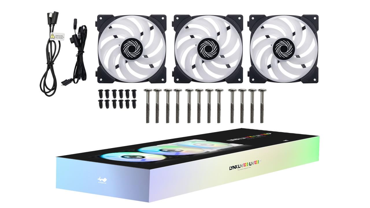Amazon.com: InWin Lynx LN120 Black Triple Pack Silent Modular