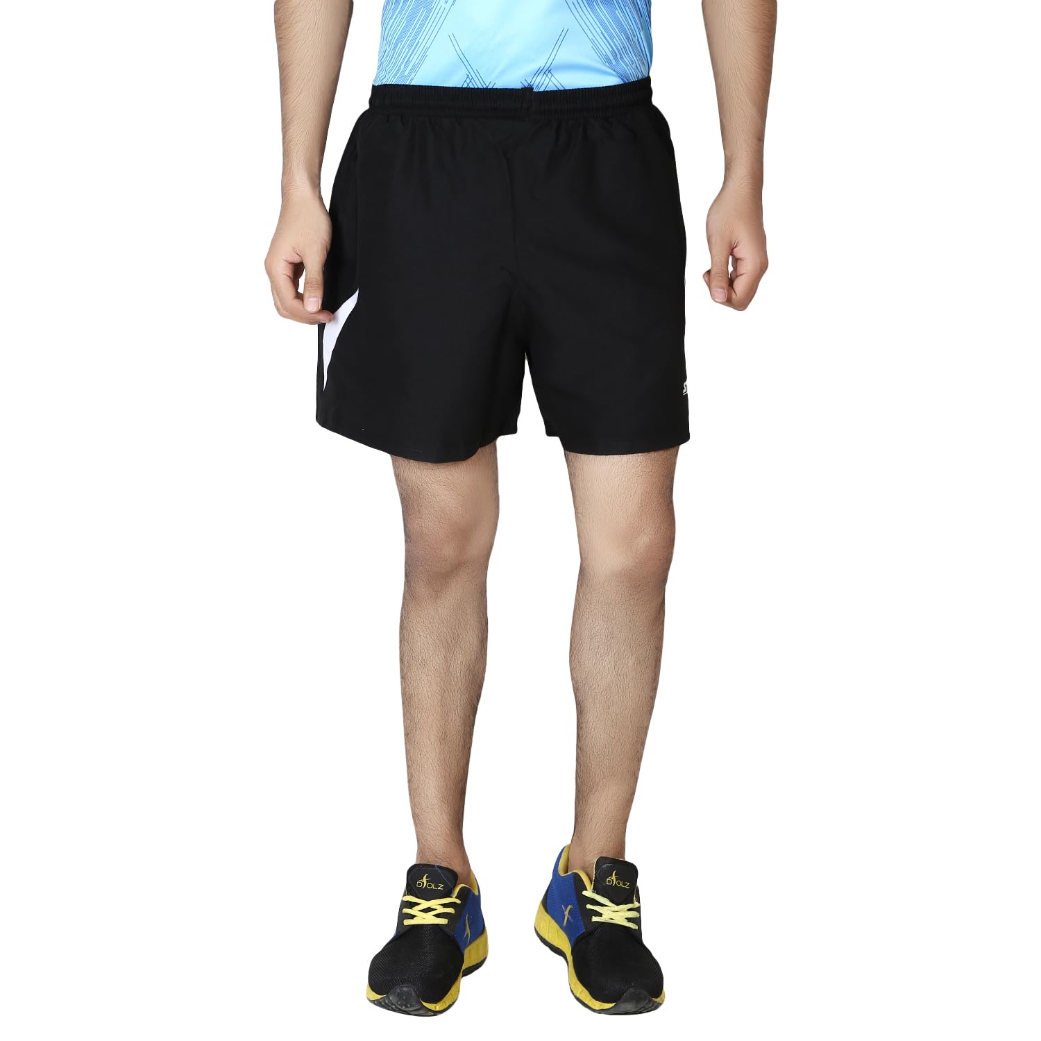 Men’s Jet Performance Sports Shorts with Elasticated Waistband – Navy Blue-image-43