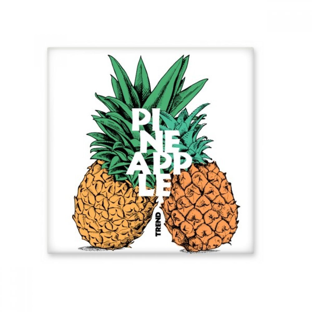 Carreaux de céramique salle de bains cuisine ananas tropical motif couple tendance